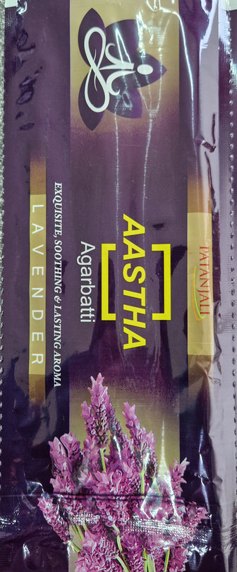 Patanjali Aastha Agarbatti Lavender (18 Sticks)