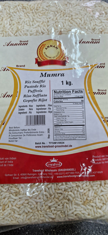 Annam Puffed Rice ( Mumra ) - 1kg